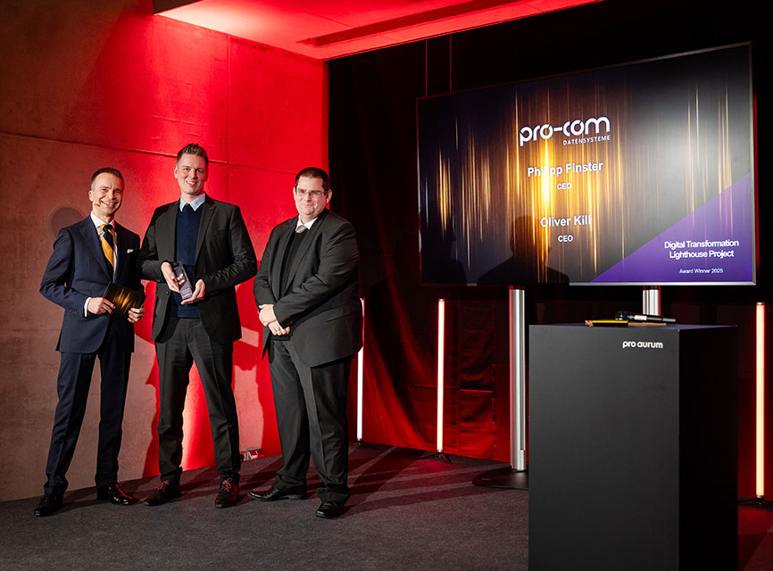 Uebergabe Lenovo Lighthouse Award