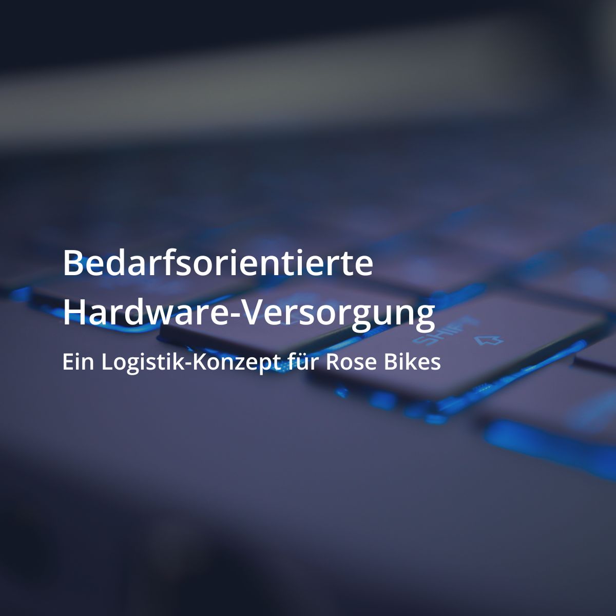 Bedarfsorientierte Hardware-Versorgung: Ein Logistik-Konzept für Rose Bikes
