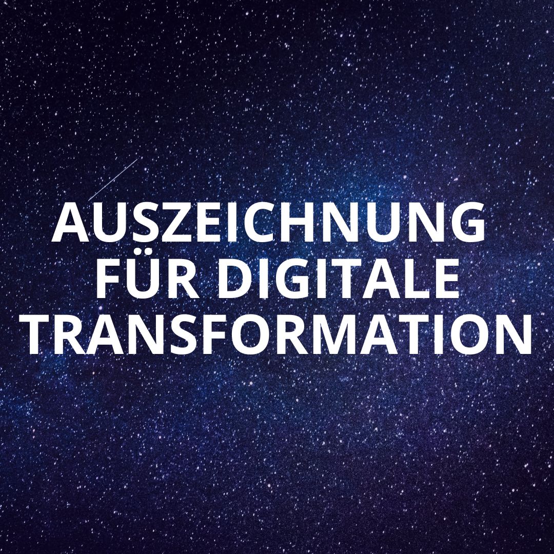 Auszeichnung fuer digitale Transformation