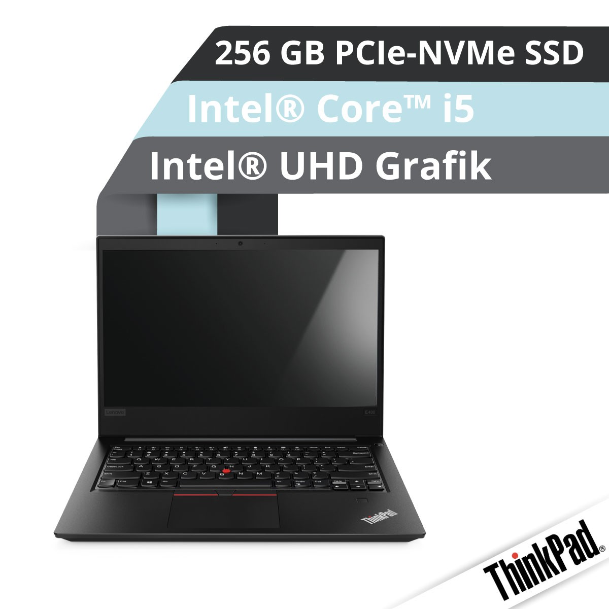 (EOL) Lenovo™ ThinkPad® E480 Notebook Modell 20KN-001Q
