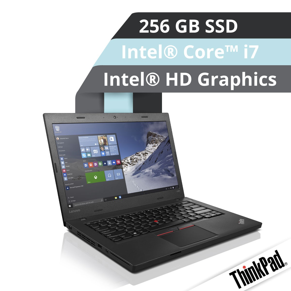 (EOL) Lenovo™ ThinkPad® L460 Notebook Modell 20FU-002V