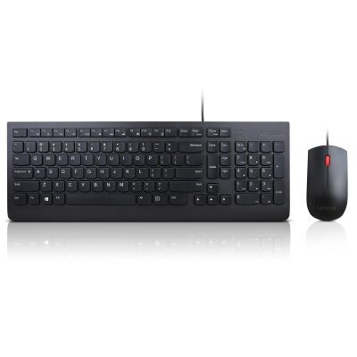 Lenovo™ Essential Wired Keyboard and Mouse Kombi - Demoartikel