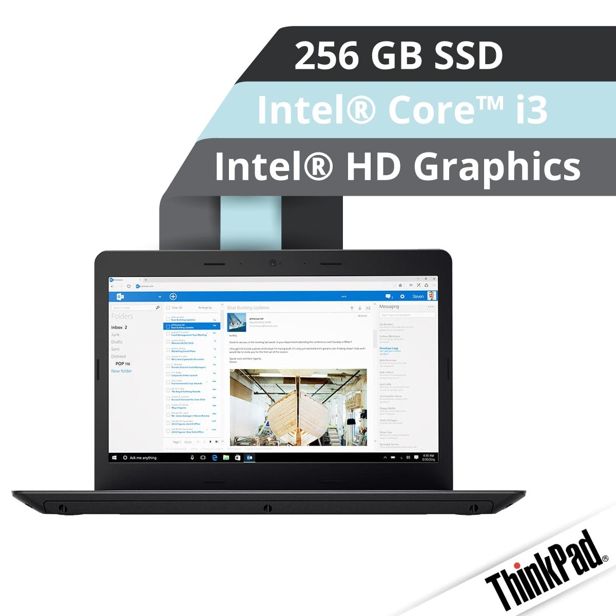 (EOL) Lenovo™ ThinkPad® E470 Notebook Modell 20H2-S005