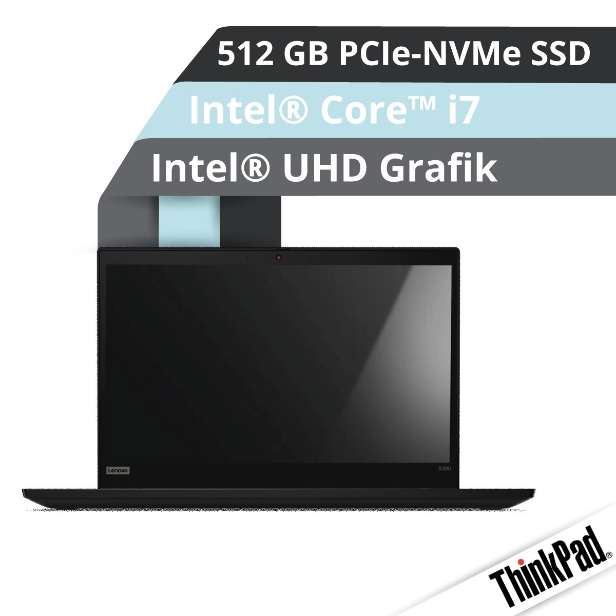 Lenovo™ ThinkPad® X390 Notebook Modell 20Q0-CTO Demoartikel
