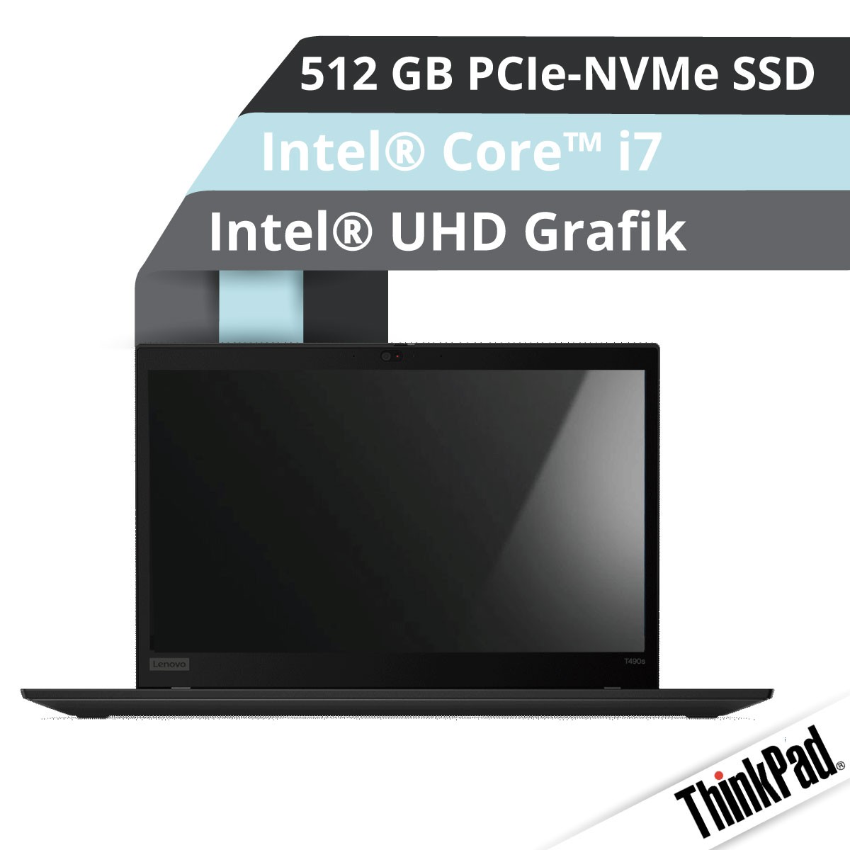 (EOL) Lenovo™ ThinkPad® T490s Notebook Modell 20NX-000E