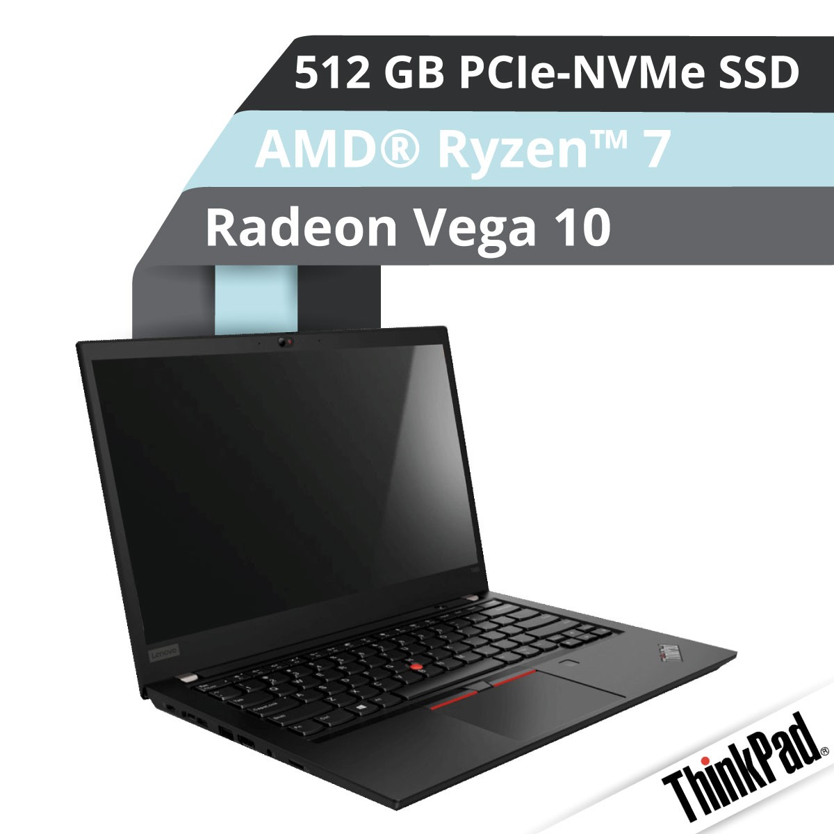 Lenovo™ ThinkPad® T495s Notebook Modell 20QJ-0012