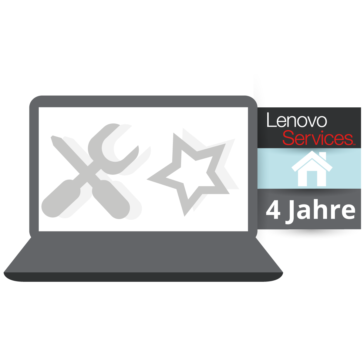 (EOL) Lenovo™ Garantie Upgrade - 4 Jahre Vor-Ort Garantie (NBD) - Basisgarantie 3 Jahre Vor-Ort