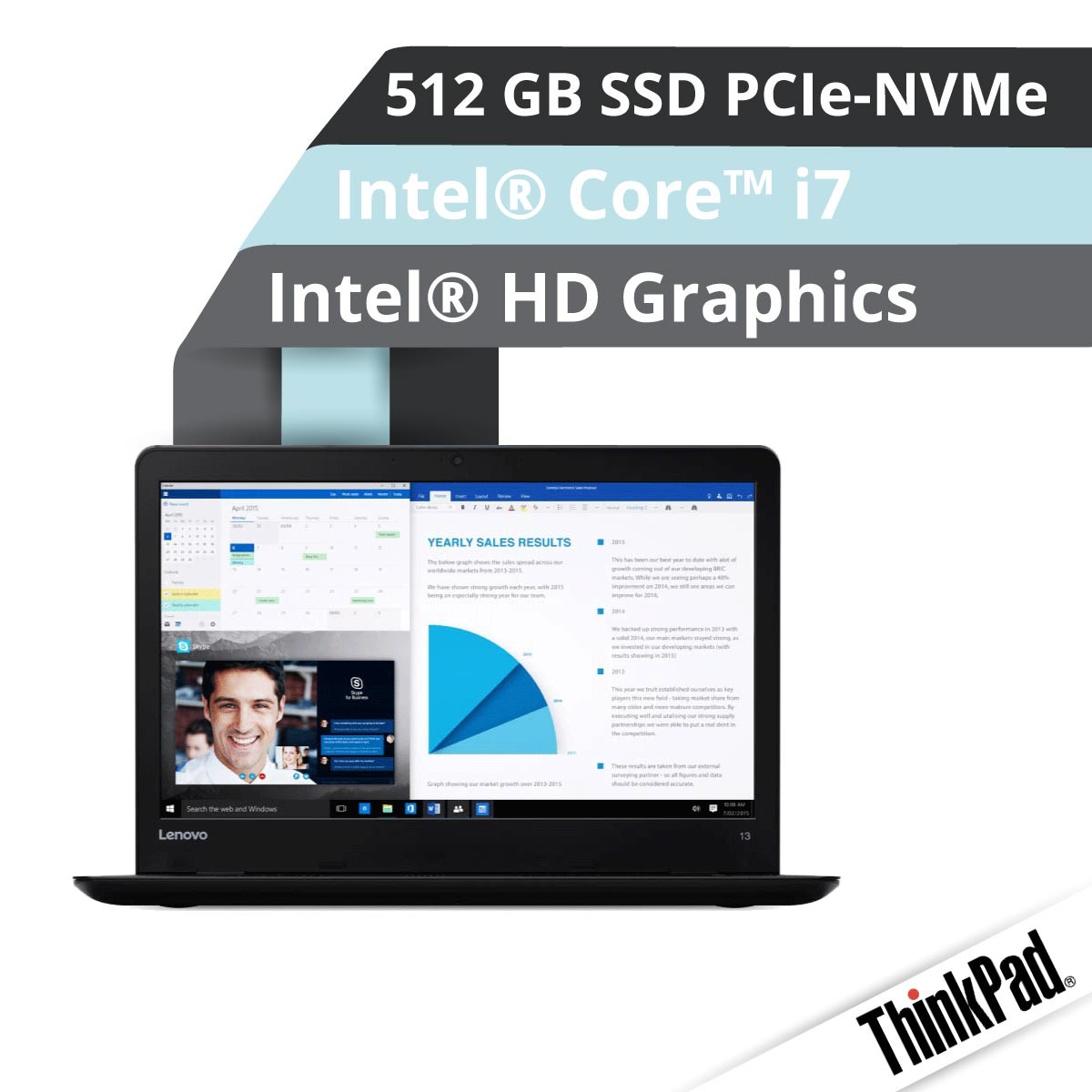 Lenovo™ ThinkPad® 13 Notebook Modell 20J2-S00G Demoartikel