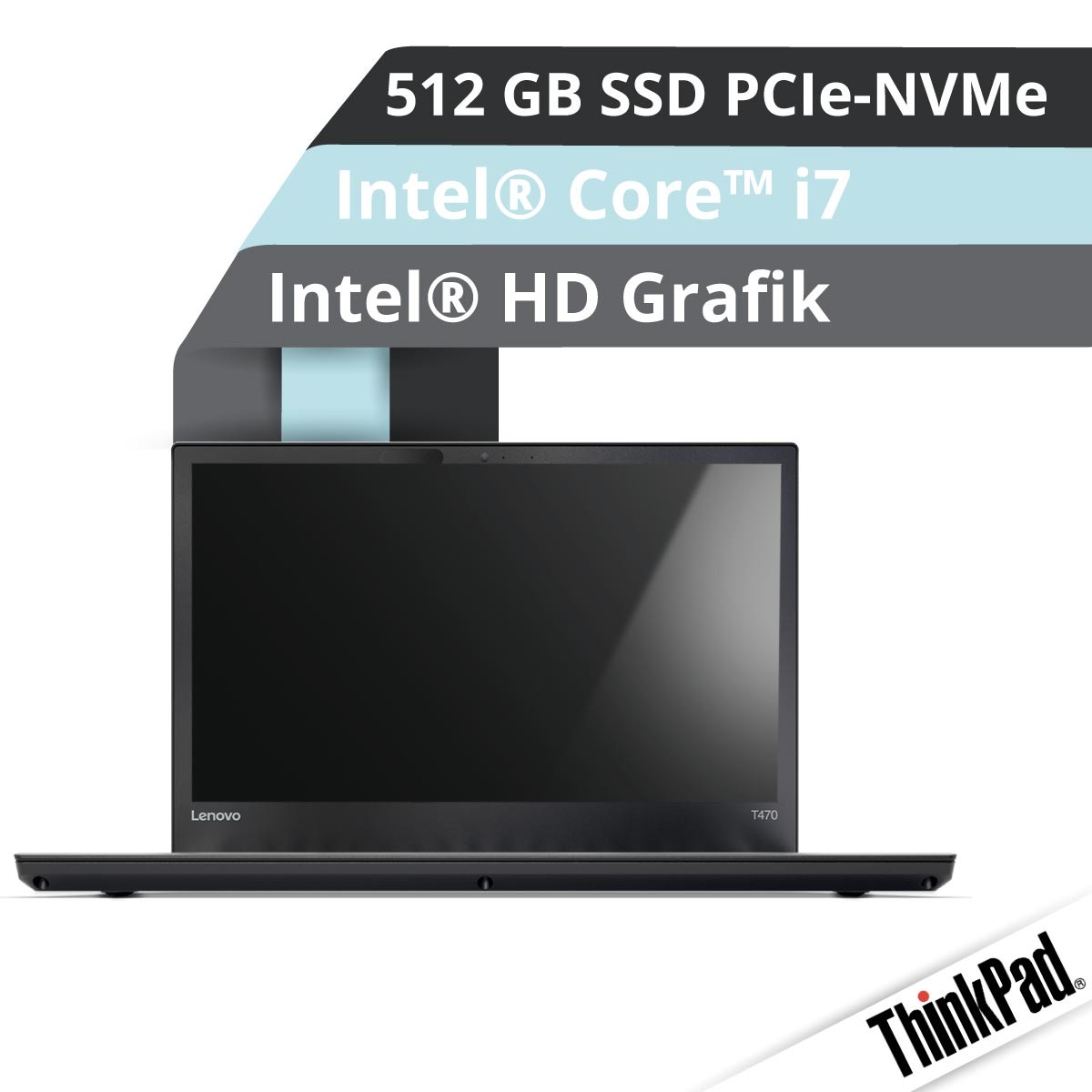 (EOL) Lenovo™ ThinkPad® T470 Notebook Modell 20HE-S0FX