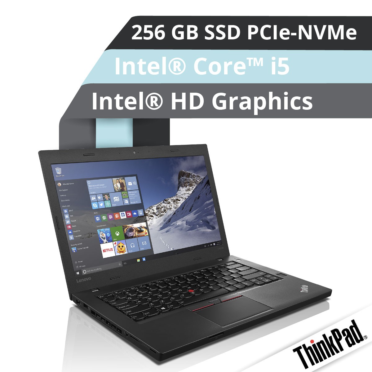 (EOL) Lenovo™ ThinkPad® T460p Notebook Modell 20FX-S0C4