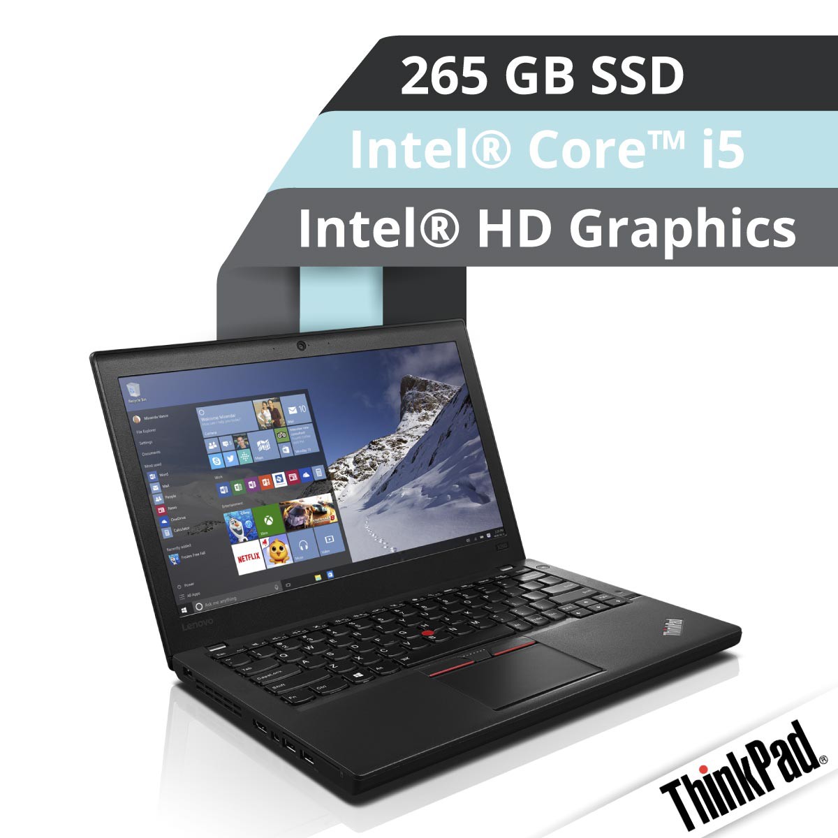 (EOL) Lenovo™ ThinkPad® X260 Notebook Modell 20F6-007Q