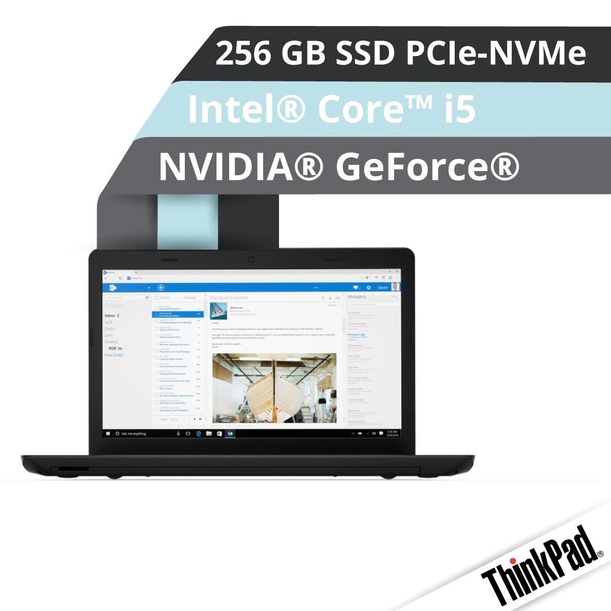 (EOL) Lenovo™ ThinkPad® E570 Notebook Modell 20H6-S038