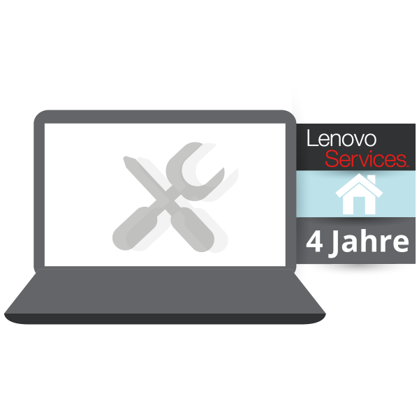 Lenovo™ Garantie Upgrade - 4 Jahre Vor-Ort Garantie (NBD) - Basisgarantie 2 Jahre Bring-In-Copy