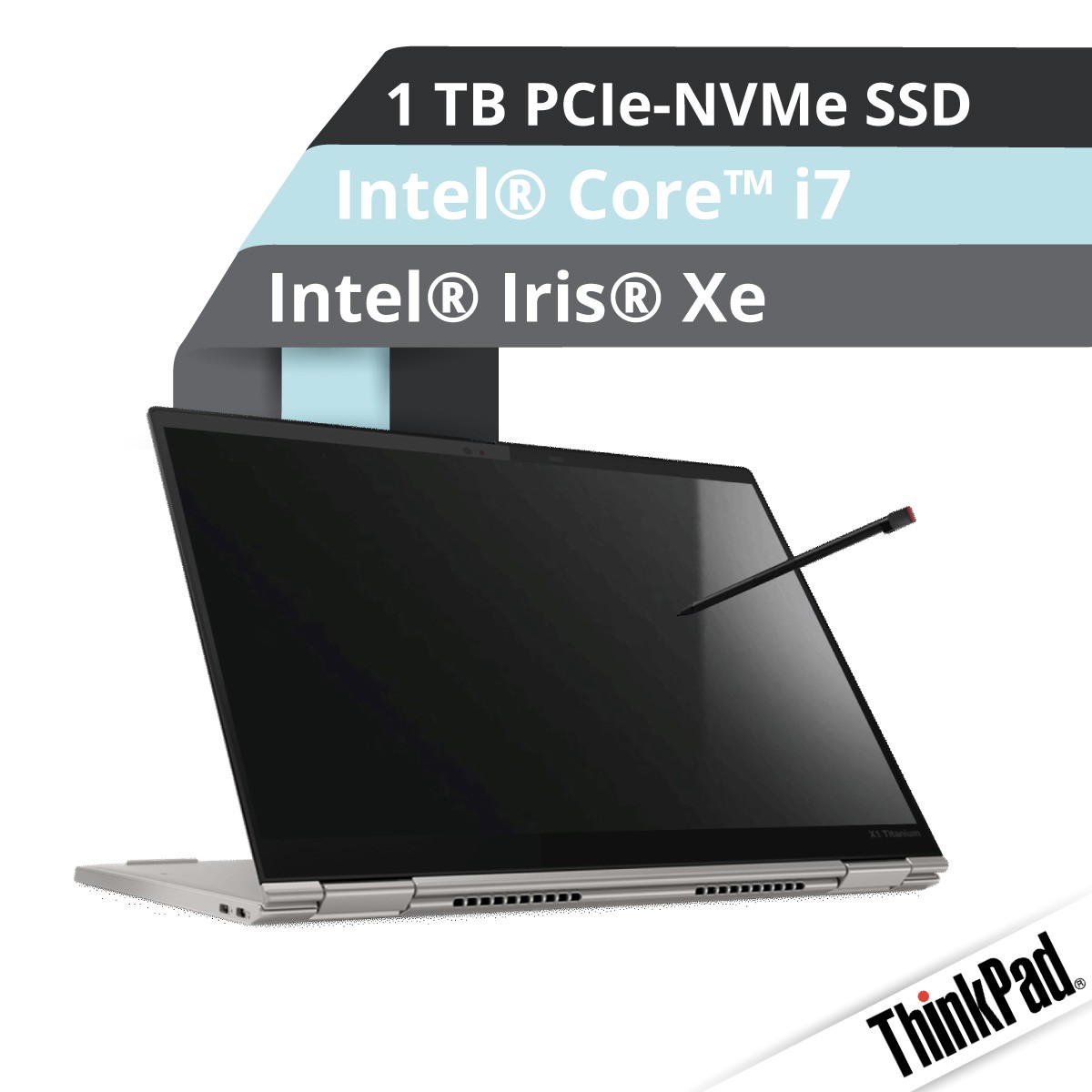 (EOL) Lenovo™ ThinkPad® X1 Titanium Yoga Notebook Modell 20QA-0030